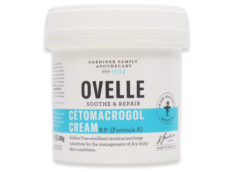 Gardiner Family Apothecary Ovelle Cetomacrogol Cream, 500 g