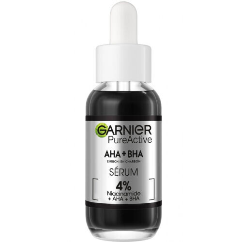 4% AHA + BHA & Niacinamide Charcoal Face Serum