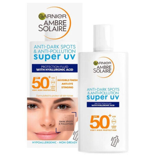 Ambre Solaire Anti-Dark Spots & Anti-Pollution Super UV Protection Fluid SPF 50+