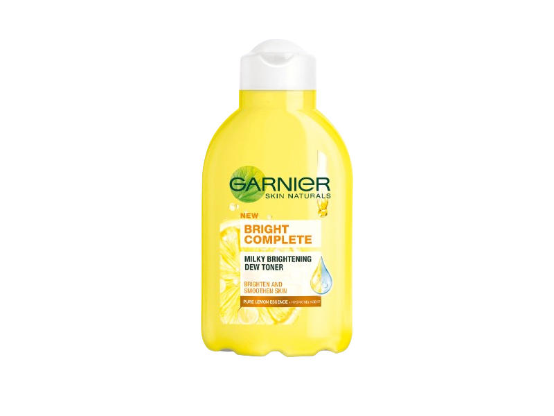 Garnier Bright Complete Milky Brightening Dew Toner, Pure Lemon Essence, 150 mL