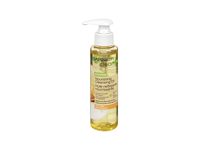 Garnier Clean+ Nourishing Cleansing Oil For Dry Skin, 4.2 Fluid Ounces