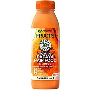 Fructis Repairing Shampoo For Damaged Hair, Repairing & Nourishing, Papaya Hair Food
