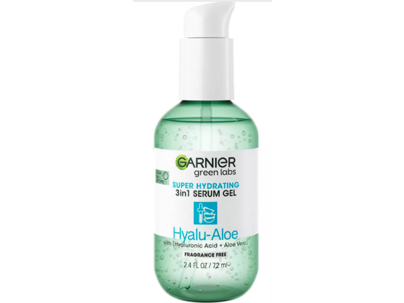 Garnier Green Labs Super Hydrating 3 In 1 Serum Gel, Hyalu-Aloe, Fragrance Free, 2.4 fl oz/72 ml