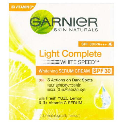 Light Complete White Speed Multi Action Whitening Day Cream Serum + Pure Lemon Essence