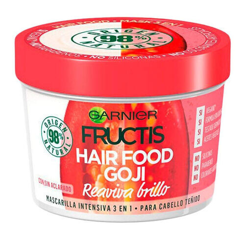 Mascarilla Hair Food 3 En 1 Goji Reaviva Brillo