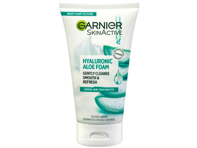 Garnier Skin Active Cleansing Foam, Hyaluronic Aloe, 150 mL