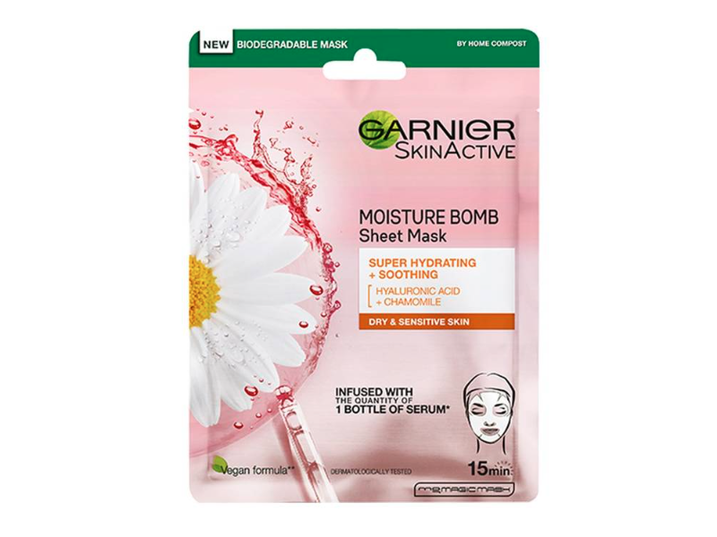 Garnier Skin Active Moisture Bomb Sheet Mask, 28 g