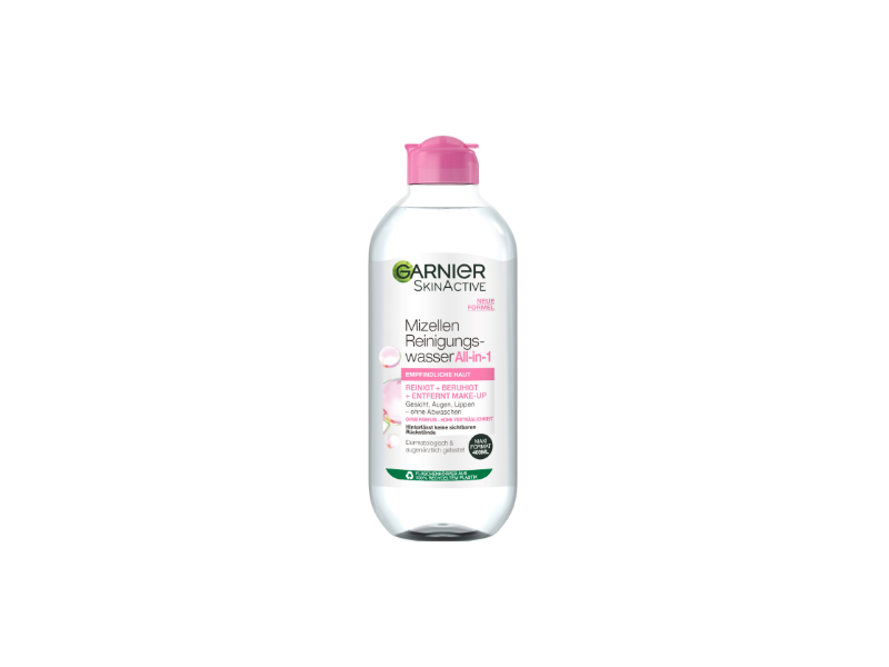 Garnier Skinactive All-In-1 Mizellen Reinigungs Wasser, Empfindliche Haut, 400 mL