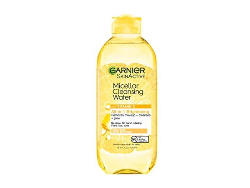 Garnier SkinActive Micellar Cleansing Water with Vitamin C, 13.5 fl oz (400 mL)