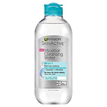 Skinactive Micellar Cleansing Water All-In-1 Cleanser & Waterproof Makeup Remove