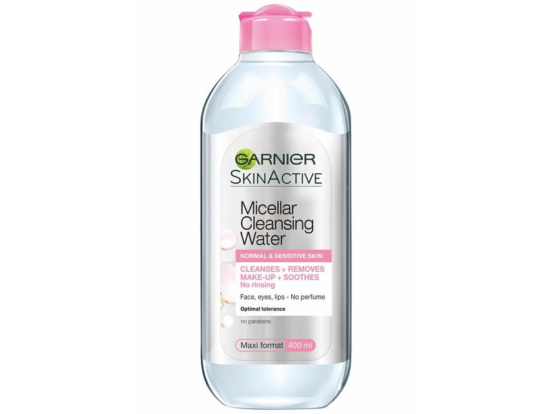 Garnier SkinActive Micellar Cleansing Water, Normal & Sensitive Skin, 400 mL