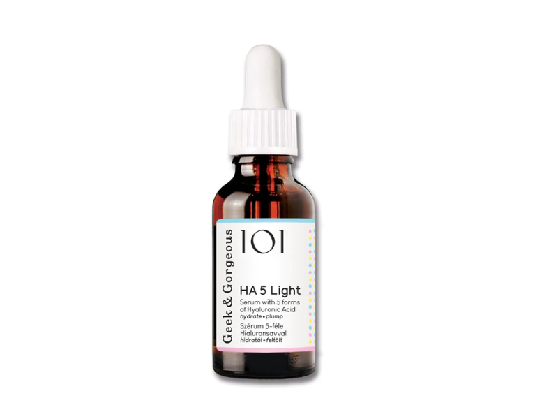 Geek & Gorgeous 101 HA 5 Light Hydrate + Pump Serum, 30 mL