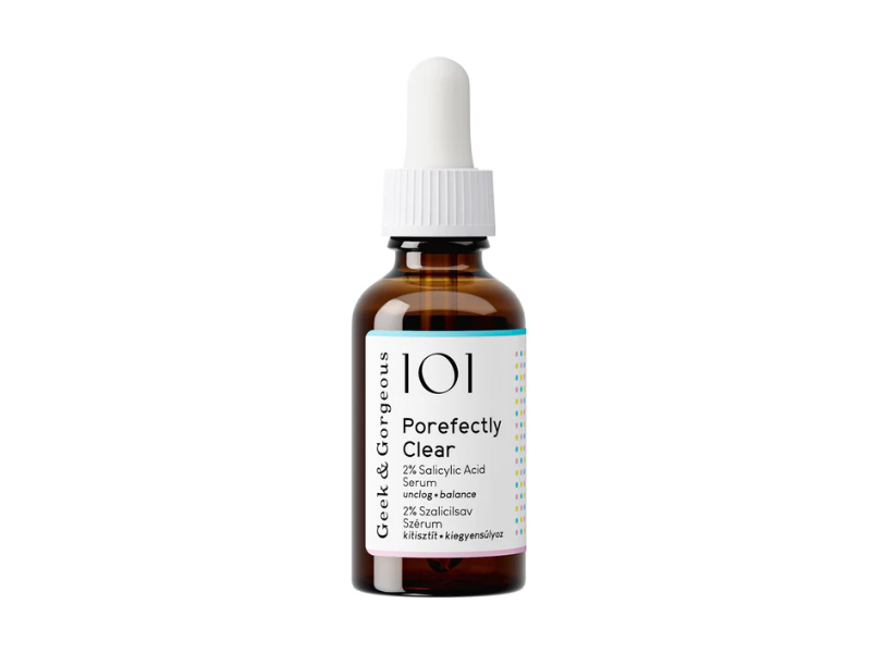 Geek & Gorgeous 101 Porefectly Clear Serum, Salicylic Acid, 1 fl oz/30 mL