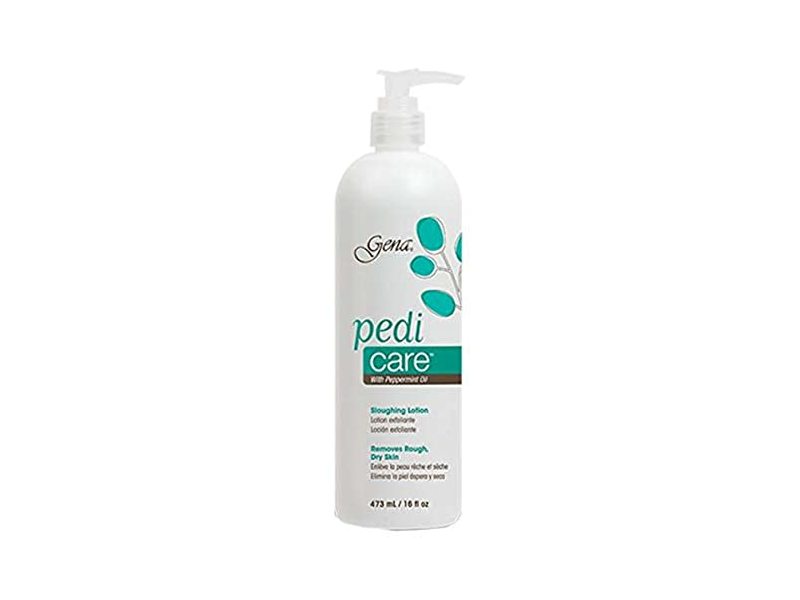 Gena Pedi Care Sloughing Lotion, Peppermint Oil, 16 fl oz/473 mL