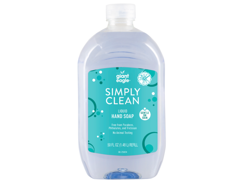 Giant Eagle Simply Clean Liquid Hand Soap, 50 fl oz/1.48 L
