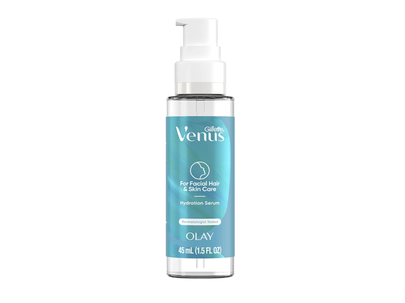 Gillette Venus Facial Hair & Skin Care Hydration Serum, 1.5 fl oz/45 mL