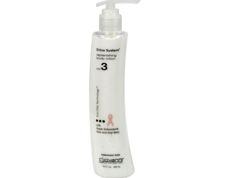 Giovanni D:Tox System Replenishing Body Lotion, Acai & Goji Berry, 8.5 fl oz/250 mL