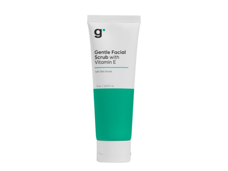 Gladskin Gentle Facial Scrub, Vitamin E, 2.53 fl oz/75 mL