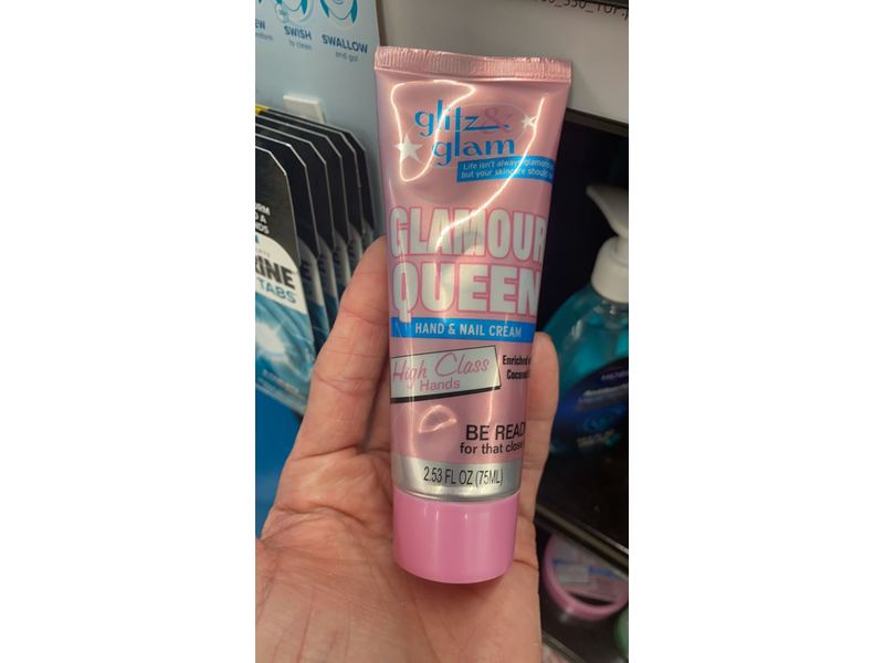 Glamour Queen Hand and Nail Cream, 2.53 fl oz/75 mL