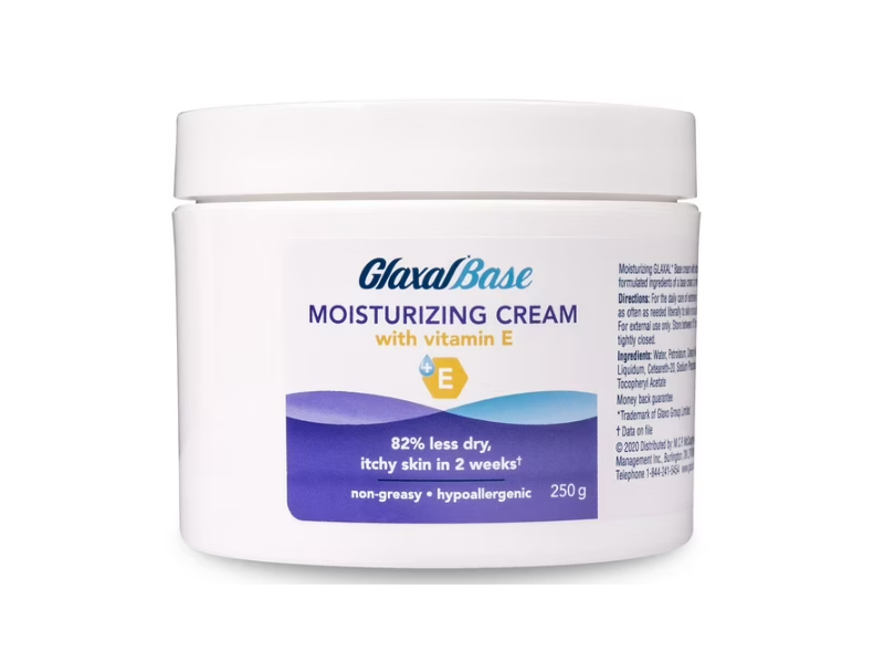 Glaxal Base Moisturizing Cream, Vitamin E, 250 g