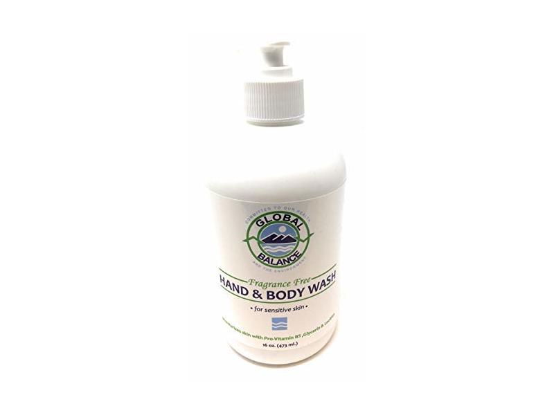 Global Balance Hand & Body Wash, Fragrance Free, 16 fl oz