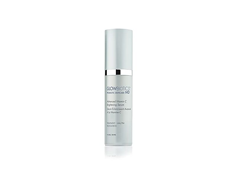 GLOWBIOTICS Advanced Vitamin C Brightening Serum, Face & Neck, 1 fl oz/30 mL