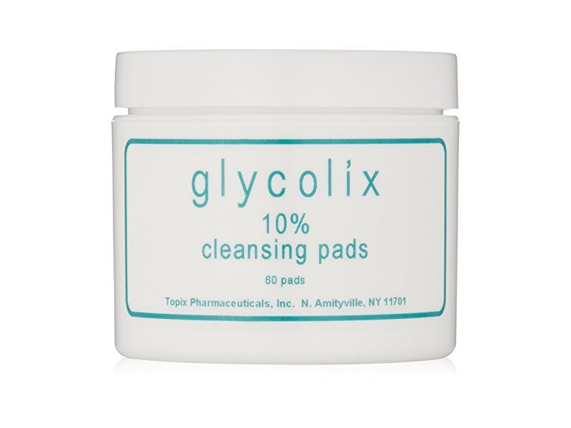 Glycolix 10% Cleansing Pads, 60 Count