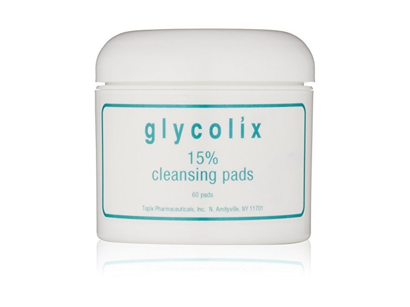 Glycolix 15% Cleansing Pads, 60 Count