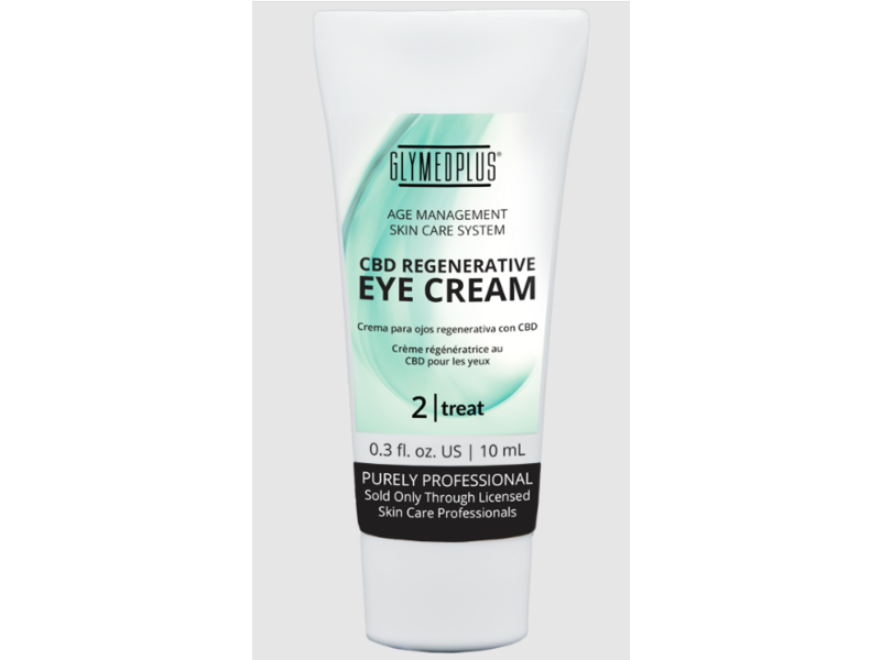 Glymed Plus CBD Regenerative Eye Cream, 0.3 fl oz/ 10 mL
