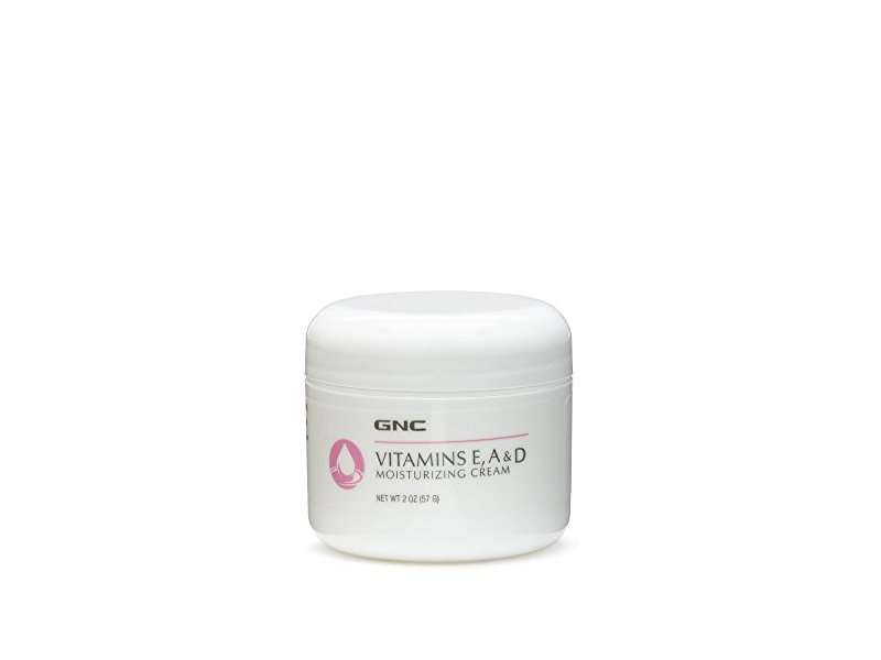GNC Vitamins E, A D Moisturizing Cream, 2 oz