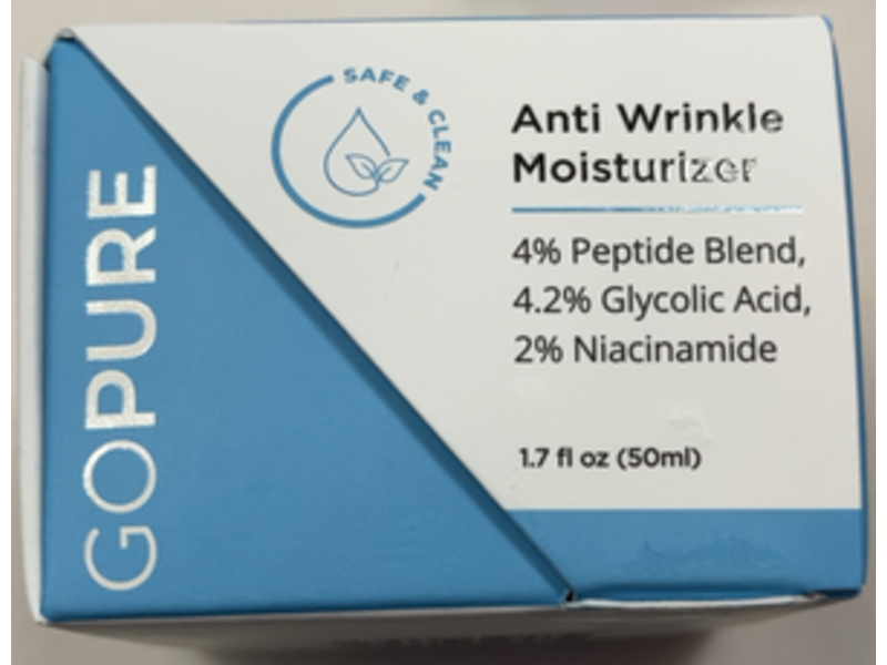 Go Pure Anti Wrinkle Moisturizer, 1.7 fl oz/50 mL