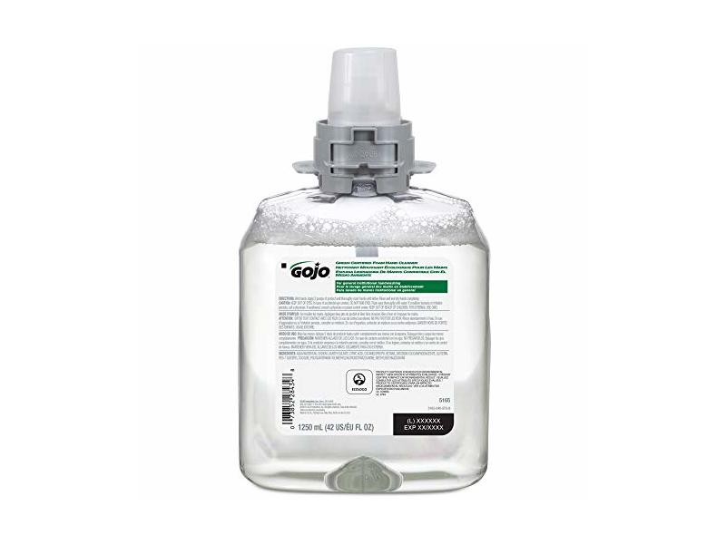 Gojo Green Certified Foam Hand Cleaner, 42 oz/1250 mL