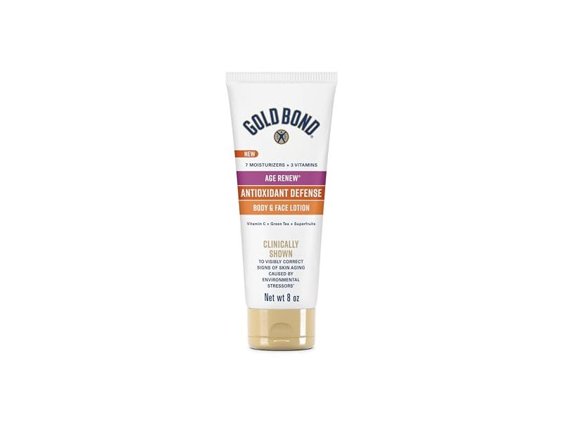 Gold Bond Age Renew Antioxidant Defense Body & Face Lotion, 8 oz/226 g