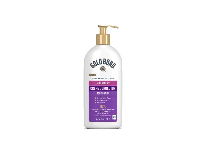 Gold Bond Age Renew Crepe Corrector Body Lotion, Replenishing & Smoothing Formula, 14 oz