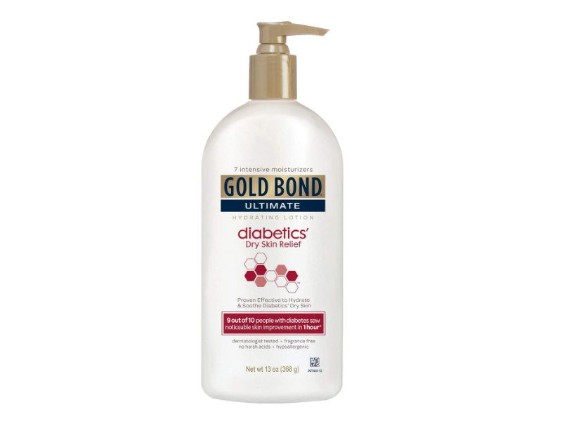 Gold Bond Ultimate Diabetic Skin Relief Lotion, Fragrance Free, 13 oz/368 mL