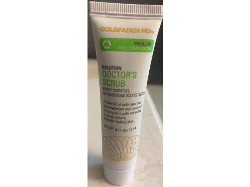 Goldfaden Md Doctor's Scrub Ruby Crystal Microderm Exfoliator, 0.5 fl oz/15 mL