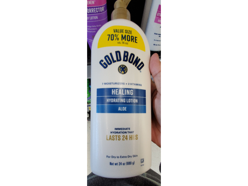 Gold Bond Healing Hydration Lotion, Aloe, 24 oz/680 g