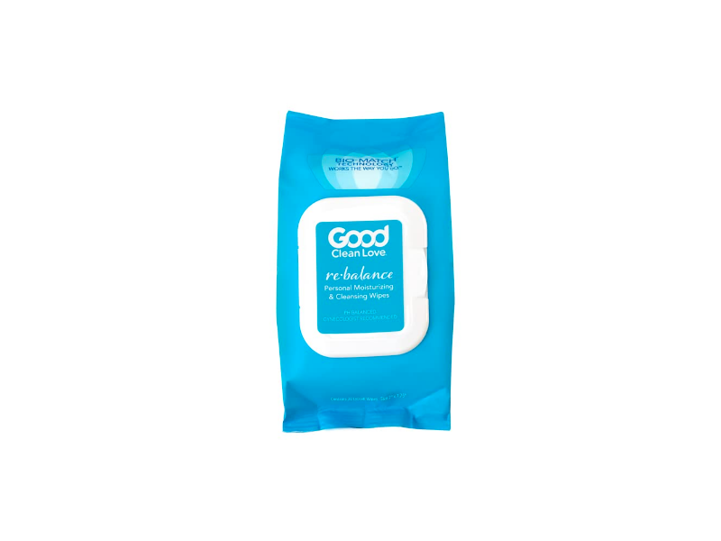 Good Clean Love Personal Moisturizing & Cleansing Wipes, 30 Count