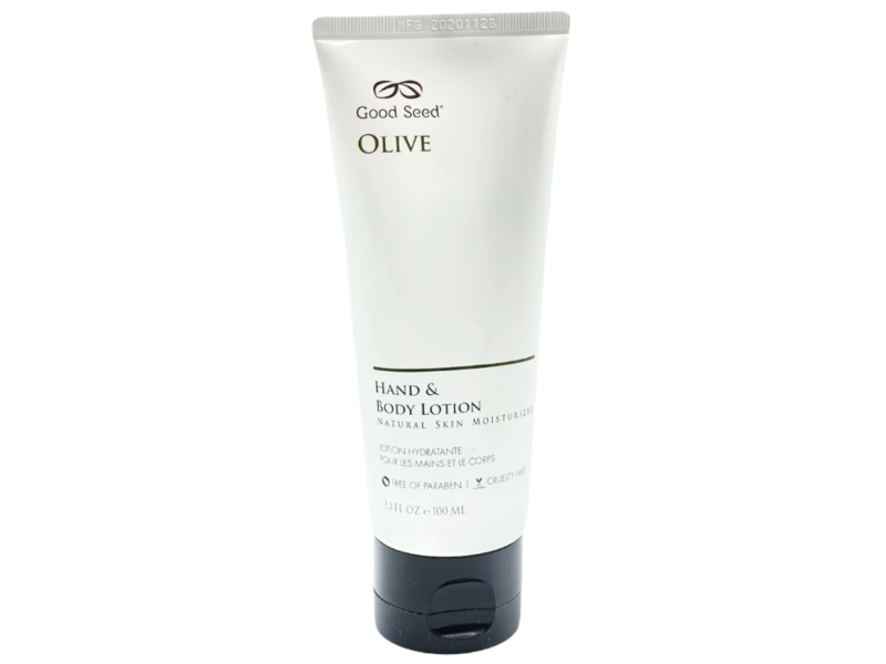 Good Seed Olive Hand & Body Lotion, 3.3 fl oz/100 mL
