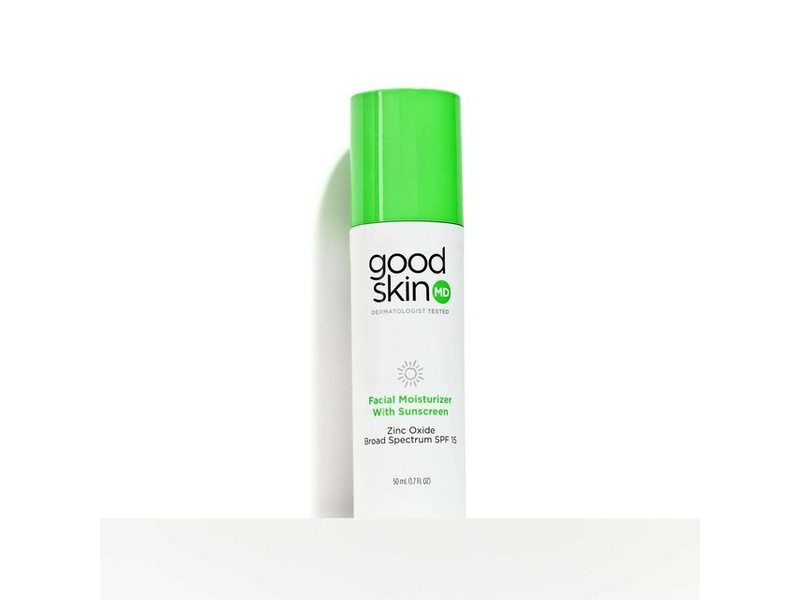 GoodSkin MD Facial Moisturizer with Sunscreen Zinc Oxide Broad Spectrum SPF15, 1.7 fl oz (50 mL)