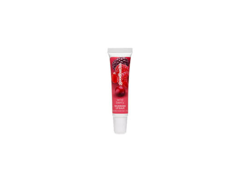 Goodbaths Nourishing Lip Balm, Wild Berry, 0.33 oz/9 g