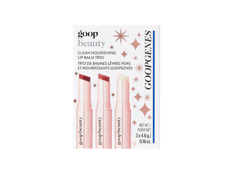Goop Beauty Clean Nourishing Lip Balm Trio, 0.16 oz/4.6 g
