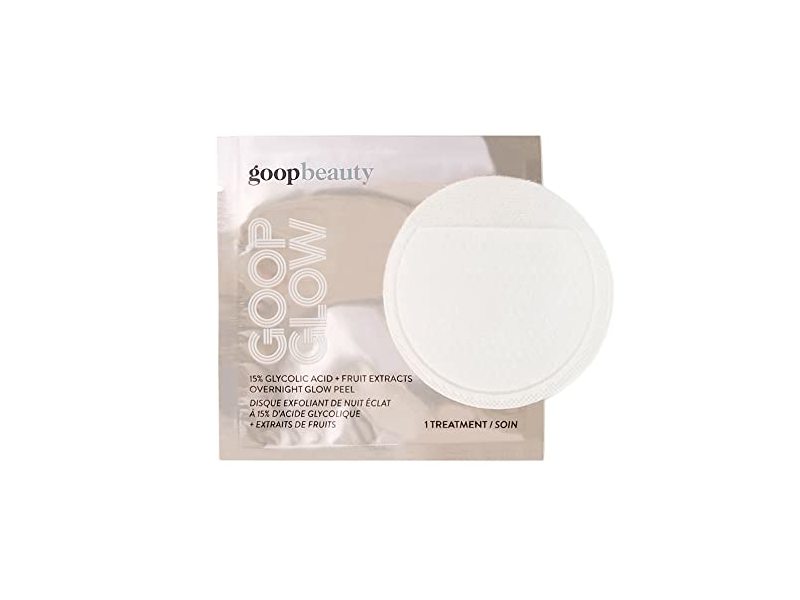 Goop Beauty Goop Glow Overnight Peel, 15% Glycolic Acid, 12 Count