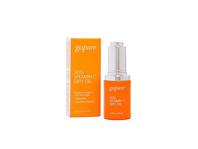 Gopure 30% Vitamin C Dry Oil, 0.43 fl oz/13 mL