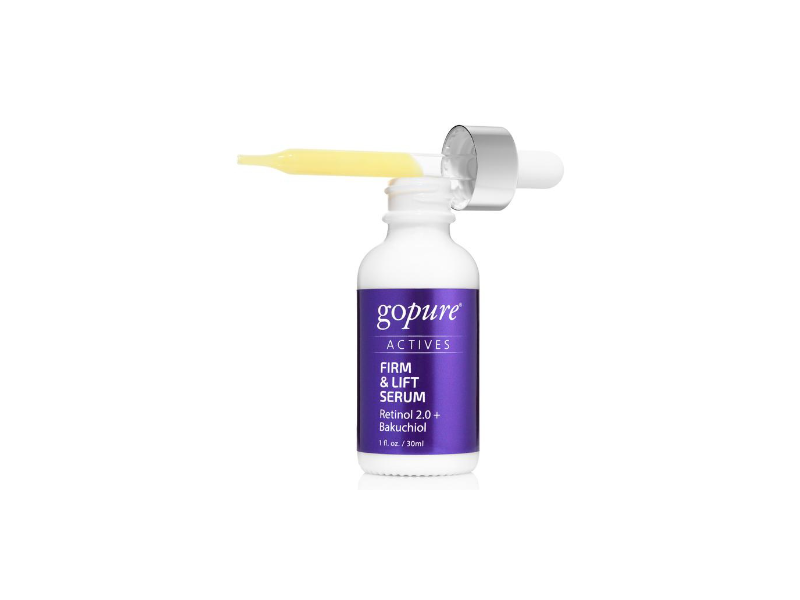 Gopure Actives Firm & Lift Serum, Retinol 2.0 + Bakuchiol, 1 fl oz/30 mL