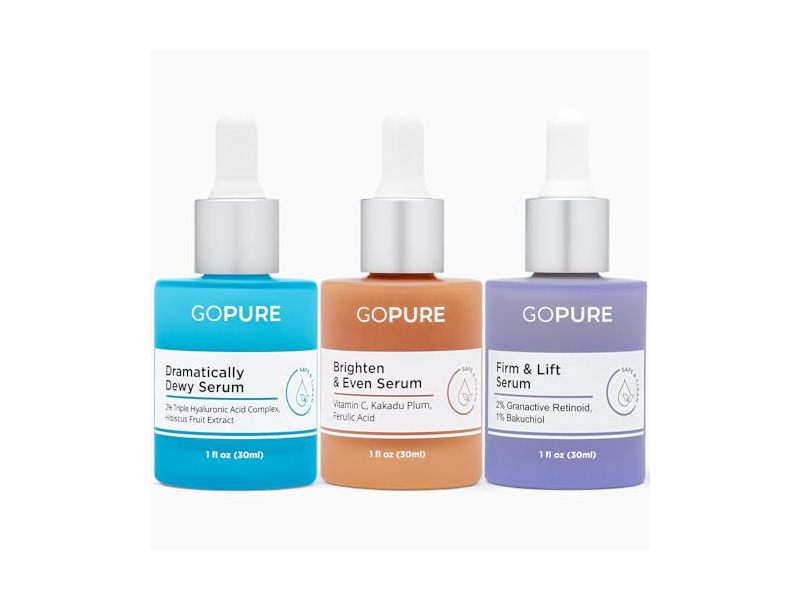 Gopure Power Serum Trio Set, 1 fl oz/30 mL