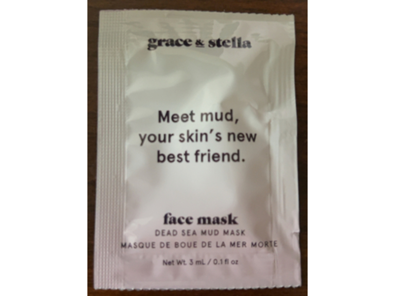 Grace & Stella Dead Sea Mud Face Mask, 0.1 fl oz/3 mL
