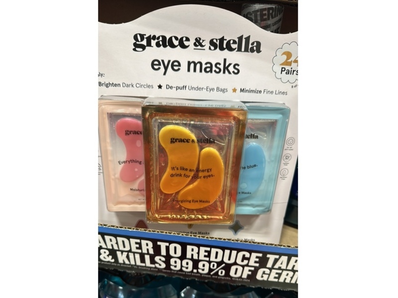 Grace & Stella Eye Masks Set, 24 Pairs