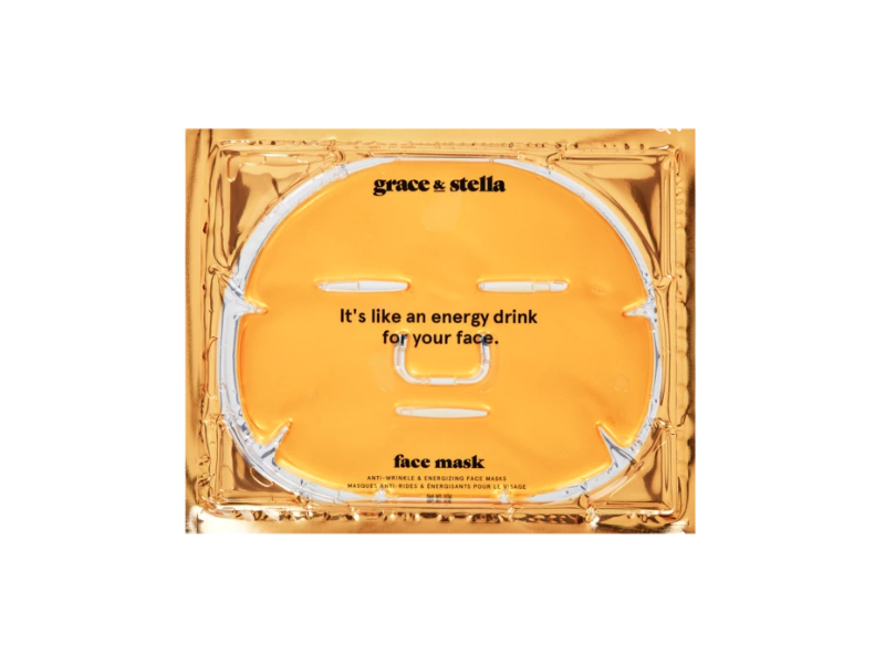 Grace & Stella Energy Drink Face Mask, Pack of 6