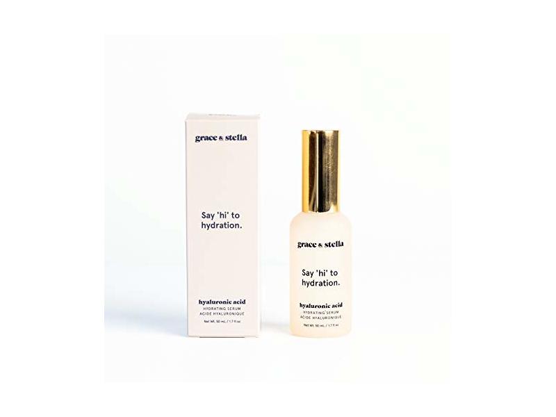 Grace & Stella Vegan Hyaluronic Acid Facial Serum, 1.7 fl oz